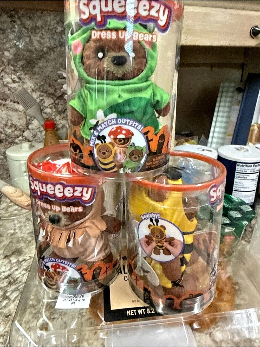 Squeeezy Dress Up Halloween Bears